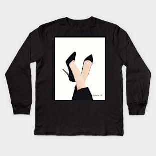 High heels Kids Long Sleeve T-Shirt